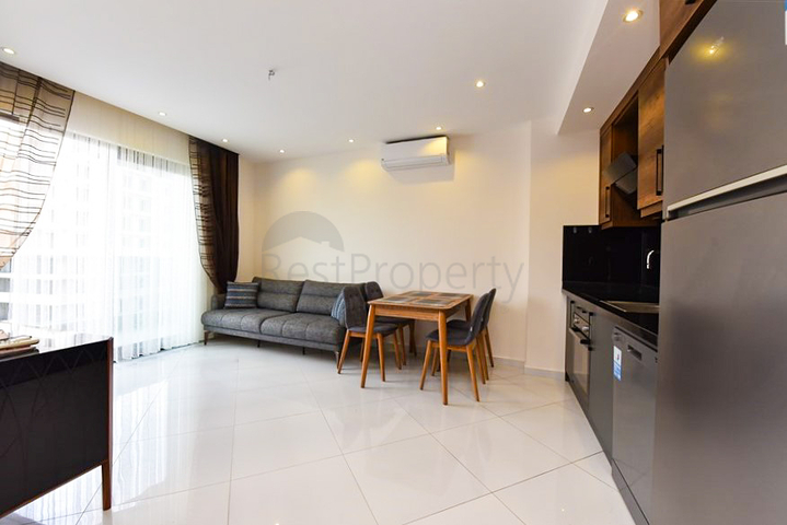 Gemütliche 1+1 Wohnung in einer beliebten Wohnanlage im Stadtteil Mahmutlar