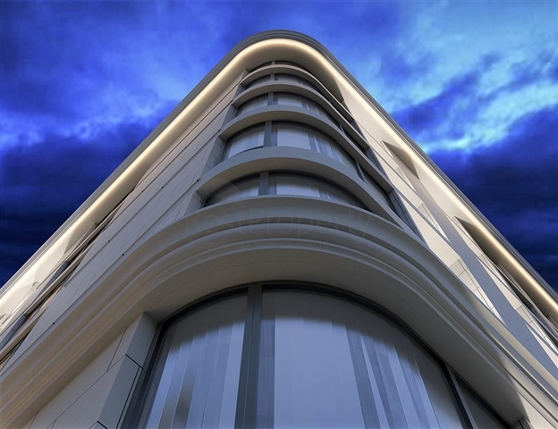 Moderner Komplex in der Nähe des Strandes von Nyharn