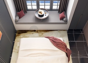 Moderner Komplex in der Nähe des Strandes von Nyharn