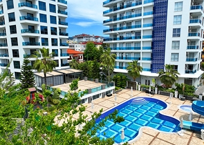 1+1 Wohnung in der Nähe von Kleopatra Beach