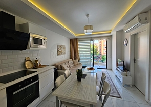 1+1 Wohnung in der Nähe von Kleopatra Beach