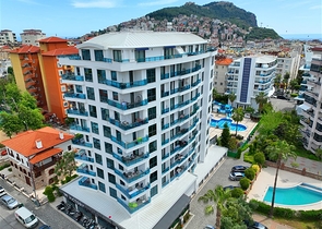 1+1 Wohnung in der Nähe von Kleopatra Beach