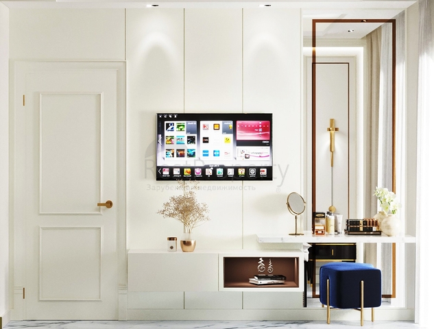 Wohnung 1+1 in der Gegend von Cleopatra unter einer Aufenthaltserlaubnis