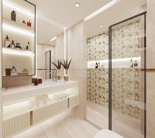 Wohnung 1+1 in der Gegend von Cleopatra unter einer Aufenthaltserlaubnis