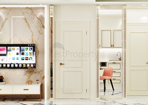 Wohnung 1+1 in der Gegend von Cleopatra unter einer Aufenthaltserlaubnis