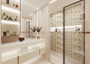 Wohnung 1+1 in der Gegend von Cleopatra unter einer Aufenthaltserlaubnis