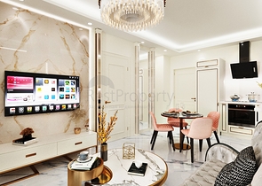 Wohnung 1+1 in der Gegend von Cleopatra unter einer Aufenthaltserlaubnis