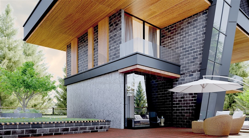 4+2 Villen mit atemberaubenden Aussichten in der Gegend von Kargicak 