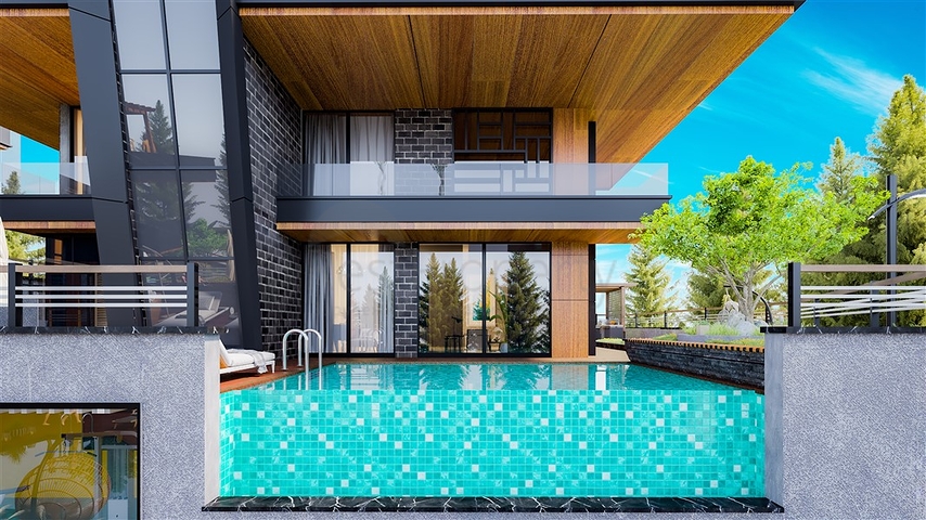 4+2 Villen mit atemberaubenden Aussichten in der Gegend von Kargicak 