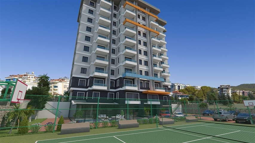 Wohnung mit Meerblick in einer malerischen Gegend von Alanya