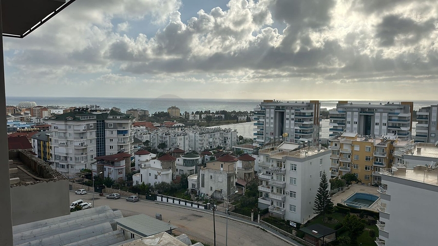 Wohnung mit Meerblick in einer malerischen Gegend von Alanya