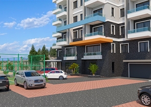 Wohnung mit Meerblick in einer malerischen Gegend von Alanya