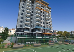 Wohnung mit Meerblick in einer malerischen Gegend von Alanya