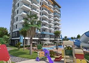 Wohnung mit Meerblick in einer malerischen Gegend von Alanya