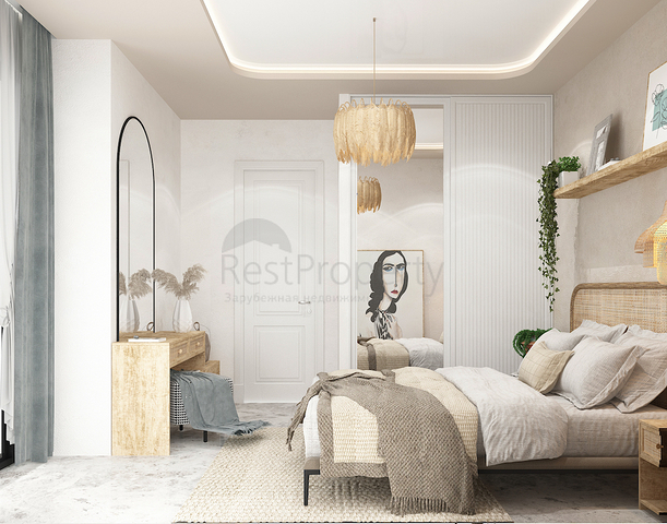 Boutique-Projekt ist ein Familienkonzept, umgeben von Natur.