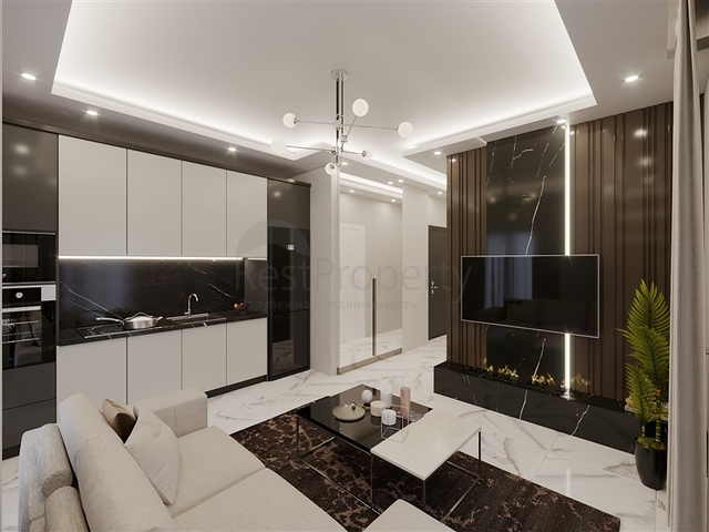 Zweizimmerwohnung in Gehweite zum Kleopatra-Strand