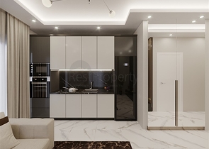 Zweizimmerwohnung in Gehweite zum Kleopatra-Strand