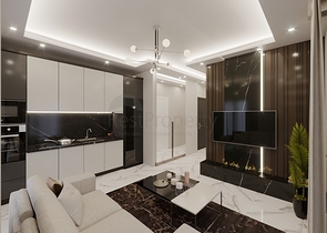 Zweizimmerwohnung in Gehweite zum Kleopatra-Strand