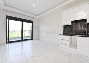 1+1 Wohnung in neuem Projekt im Stadtteil Mahmutlar