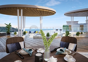 Ein neuer High-Tech-Komplex am Strand von Surin