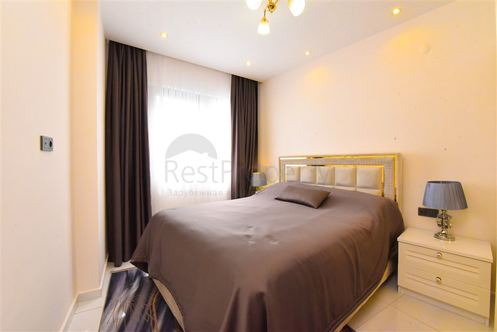 1+1 Apartment in einem Komplex mit Hotelinfrastruktur im Stadtteil Mahmutlar