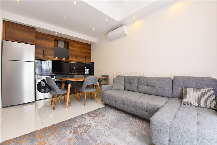 1+1 Apartment in einem Komplex mit Hotelinfrastruktur im Stadtteil Mahmutlar