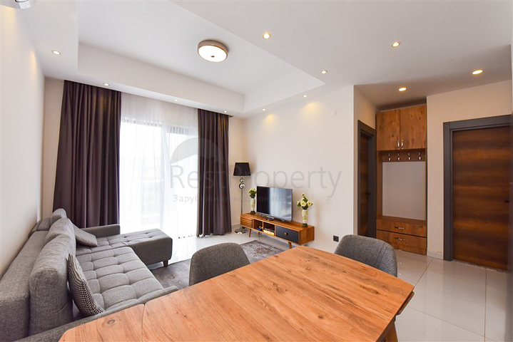 1+1 Apartment in einem Komplex mit Hotelinfrastruktur im Stadtteil Mahmutlar