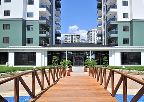 1+1 Apartment in einem Komplex mit Hotelinfrastruktur im Stadtteil Mahmutlar