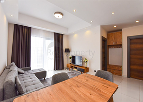 1+1 Apartment in einem Komplex mit Hotelinfrastruktur im Stadtteil Mahmutlar