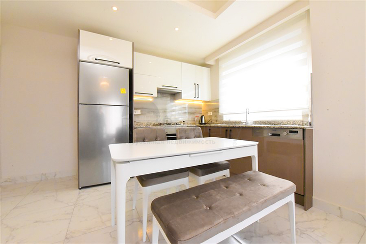 Wohnung zu vermieten 1+1 in Avsallar, 1 200 m vom Meer entfernt