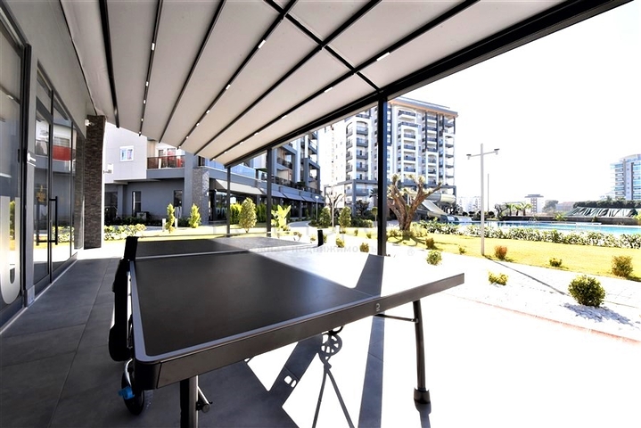 Wohnung zu vermieten 1+1 in Avsallar, 1 200 m vom Meer entfernt