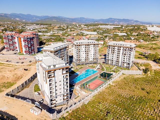 Wohnung zu vermieten 1+1 in Avsallar, 1 200 m vom Meer entfernt