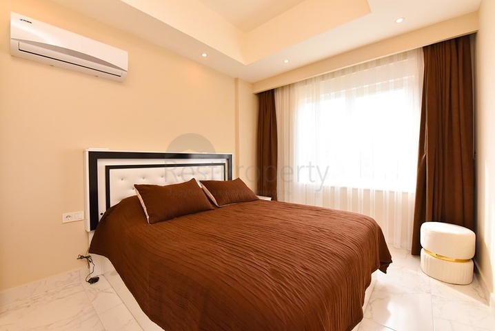 Wohnung zu vermieten 1+1 in Avsallar, 1 200 m vom Meer entfernt