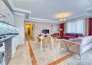 Geräumige Wohnung im Stadtteil Mahmutlar mit Meer- und Bergblick