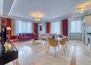 Geräumige Wohnung im Stadtteil Mahmutlar mit Meer- und Bergblick