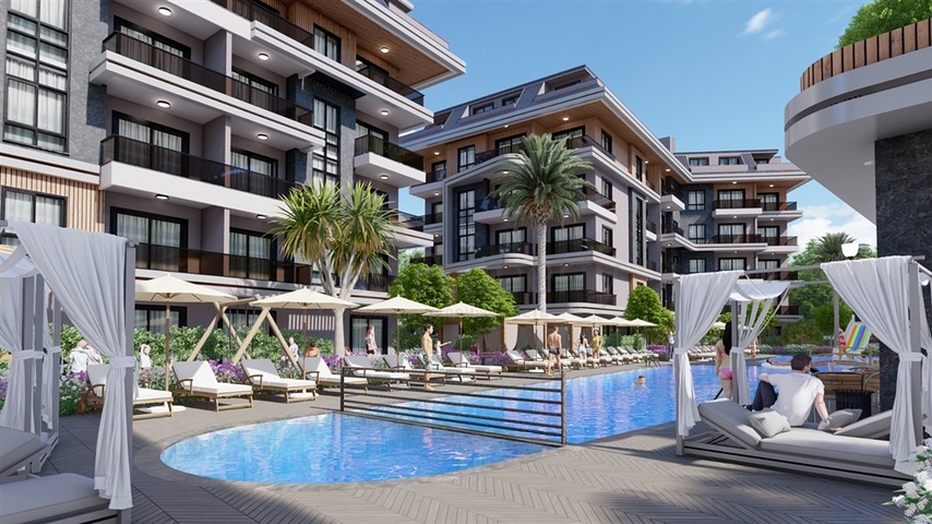 Neue Wohnanlage in der exklusiven Gegend von Oba