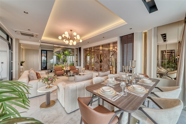 4+1 Luxusvillen mit herrlichem Blick auf ganz Alanya