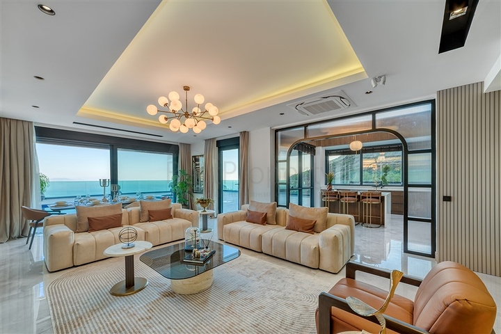 4+1 Luxusvillen mit herrlichem Blick auf ganz Alanya