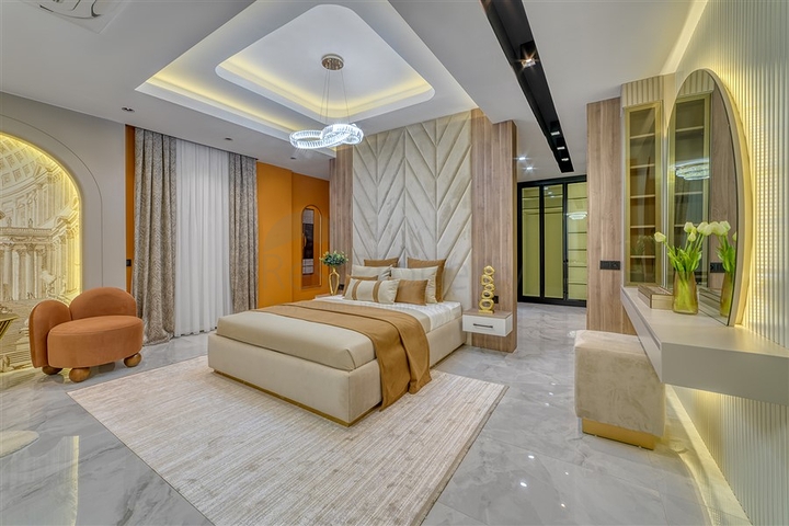 4+1 Luxusvillen mit herrlichem Blick auf ganz Alanya