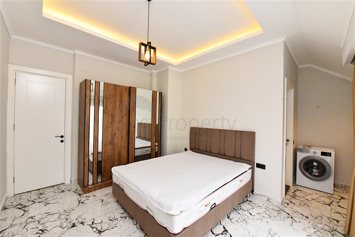 Möbliertes Penthouse 2+1 für langfristige Miete in der Gegend von Oba