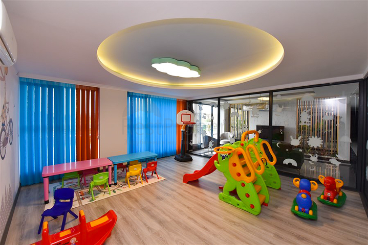 Möbliertes Penthouse 2+1 für langfristige Miete in der Gegend von Oba