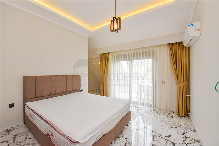 Möbliertes Penthouse 2+1 für langfristige Miete in der Gegend von Oba