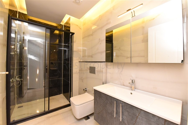 Möbliertes Penthouse 2+1 für langfristige Miete in der Gegend von Oba