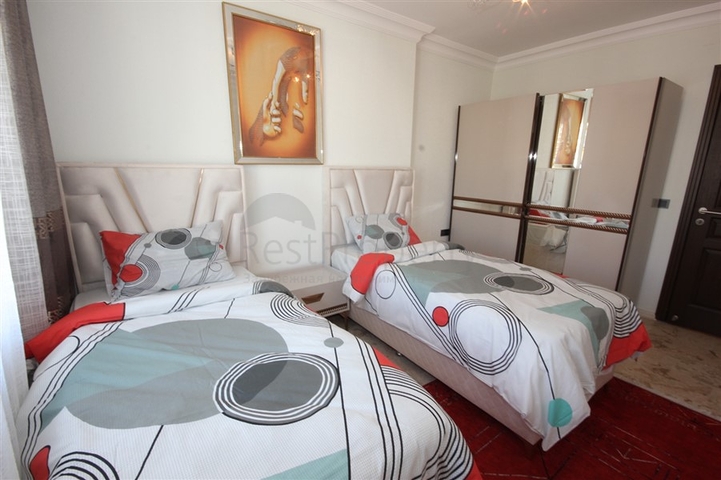 Möblierte 2+1-Wohnung im Stadtteil Mahmutlar