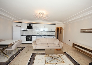 Möblierte 2+1-Wohnung im Stadtteil Mahmutlar