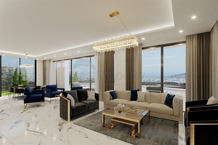 Villen mit herrlichem Blick auf ganz Alanya