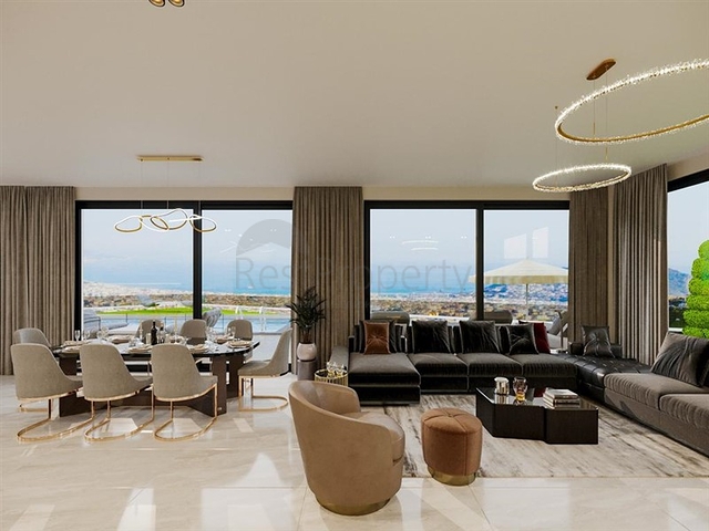 Villen mit herrlichem Blick auf ganz Alanya