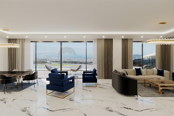 Villen mit herrlichem Blick auf ganz Alanya