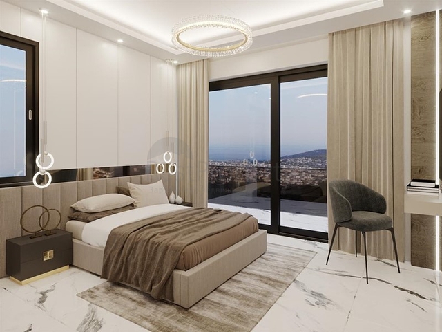 Villen mit herrlichem Blick auf ganz Alanya