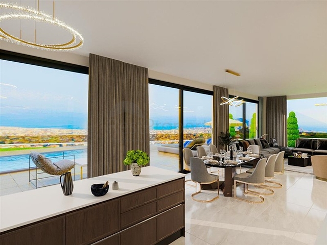 Villen mit herrlichem Blick auf ganz Alanya